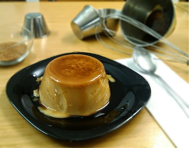 Flan vegano de vainilla