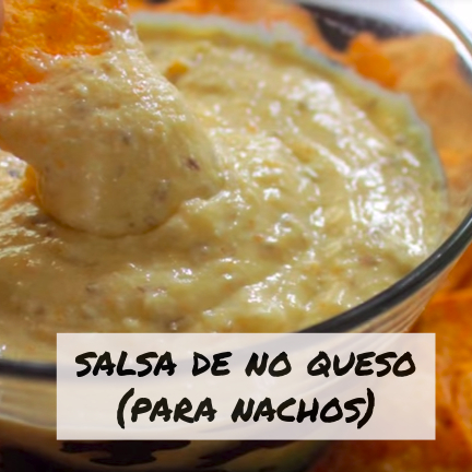 Salsa para nachos - salsa de noqueso!