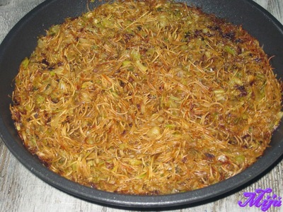 Fideos tostados