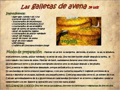 Galletas de avena