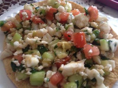 Ceviche de coliflor