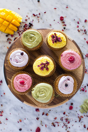 Vegan cupcakes de vainilla