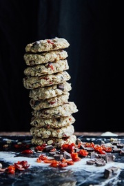 Galletas del arándano con trozos de chocolate