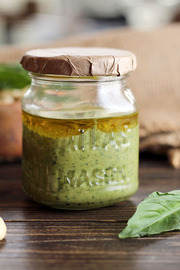 Pesto de albahaca vegano