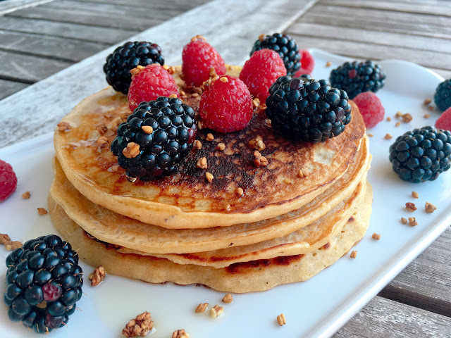 Tortitas de avena y plátano 