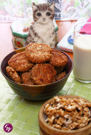 Galletas de avena y nuez