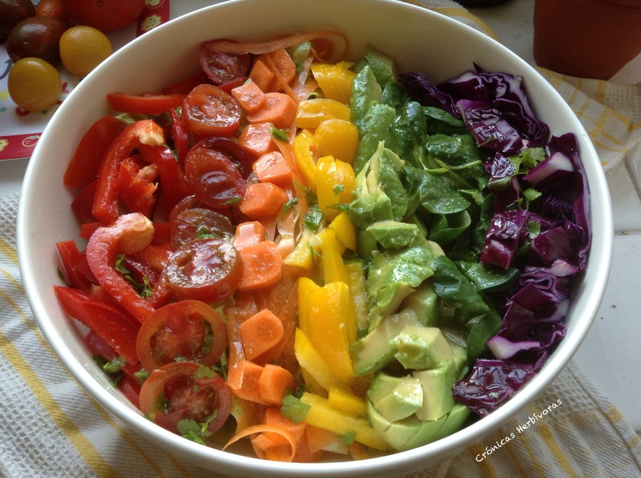 Ensalada arcoiris