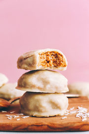 Bolitas de crema de cacahuete de chocolate blanco