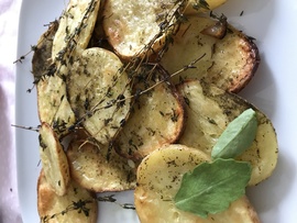 Patatas crujientes al horno