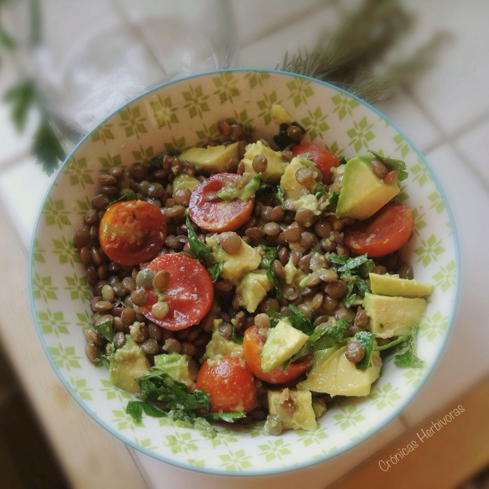 Ensalada de lentejas