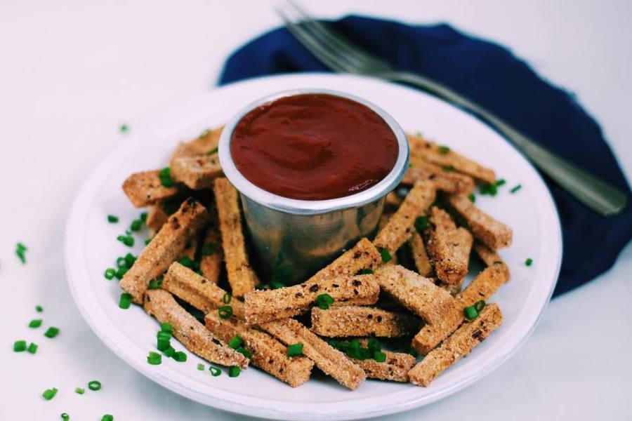 Fries de tofu crocante