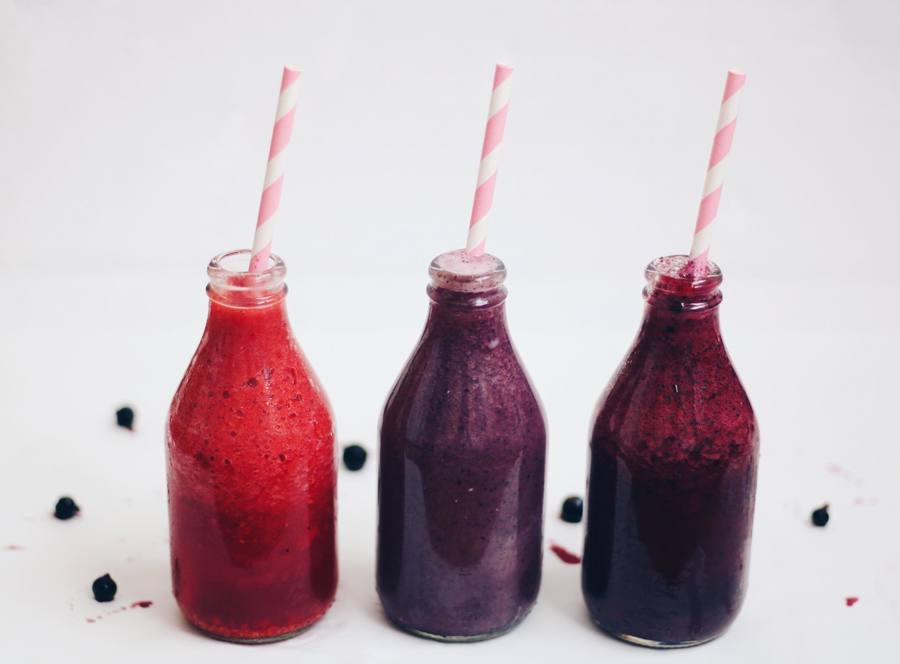 Smoothies tres sabores