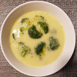 Sopa cremosa de Brócoli