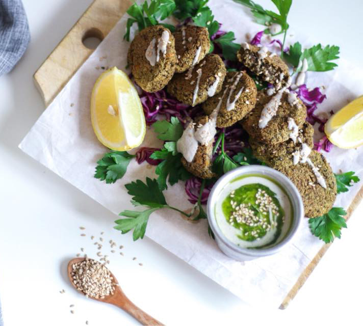 Falafel de quinoa y garbanzos