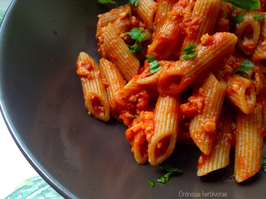 Macarrones al estilo boloñesa