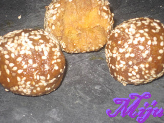 Trufas de boniato