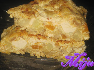 Tortilla de zanahoria y tofu