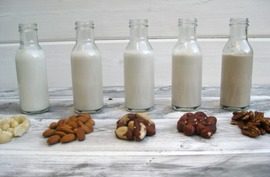 Leche de almendras o nuez