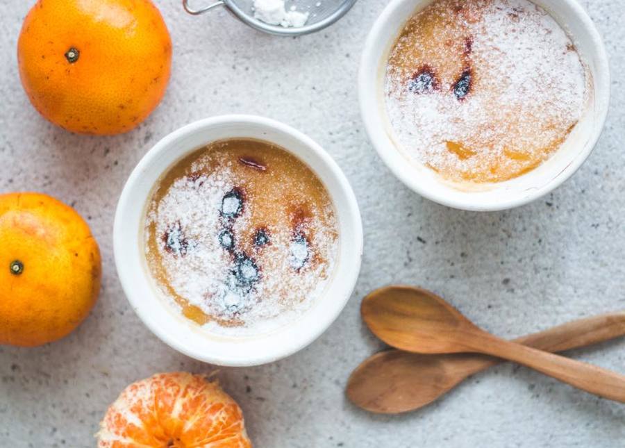 Crème brûlée de mandarina 