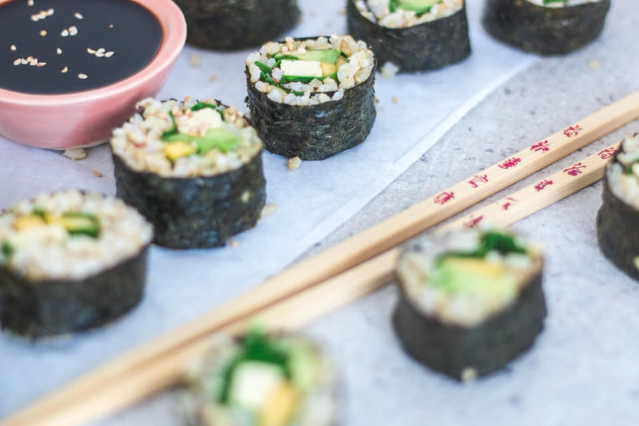 Frescos y deliciosos: rolls de yamaní y mango