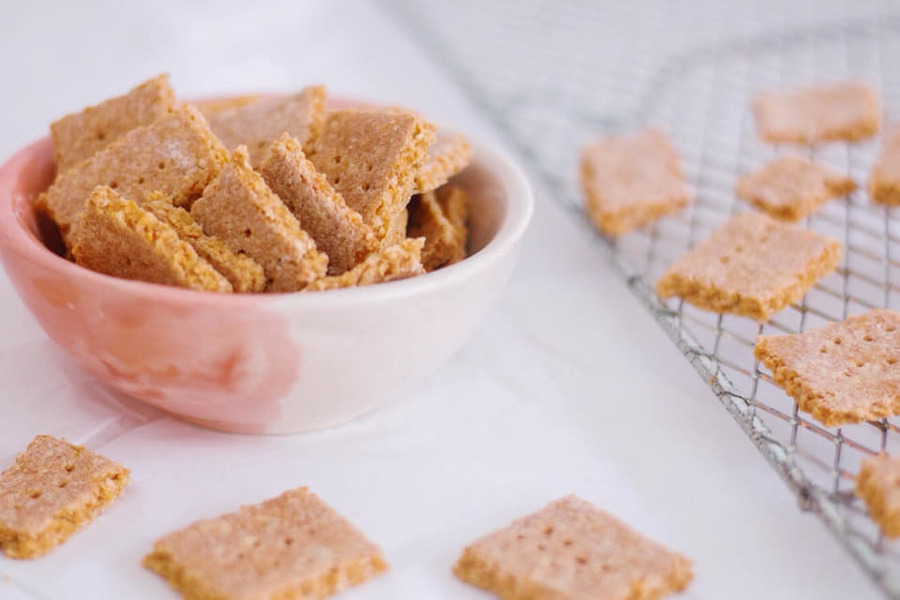 Crackers de avena y garbanzos