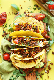 Tacos de carne de quinoa