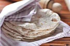 Tortillas mexicanas de trigo