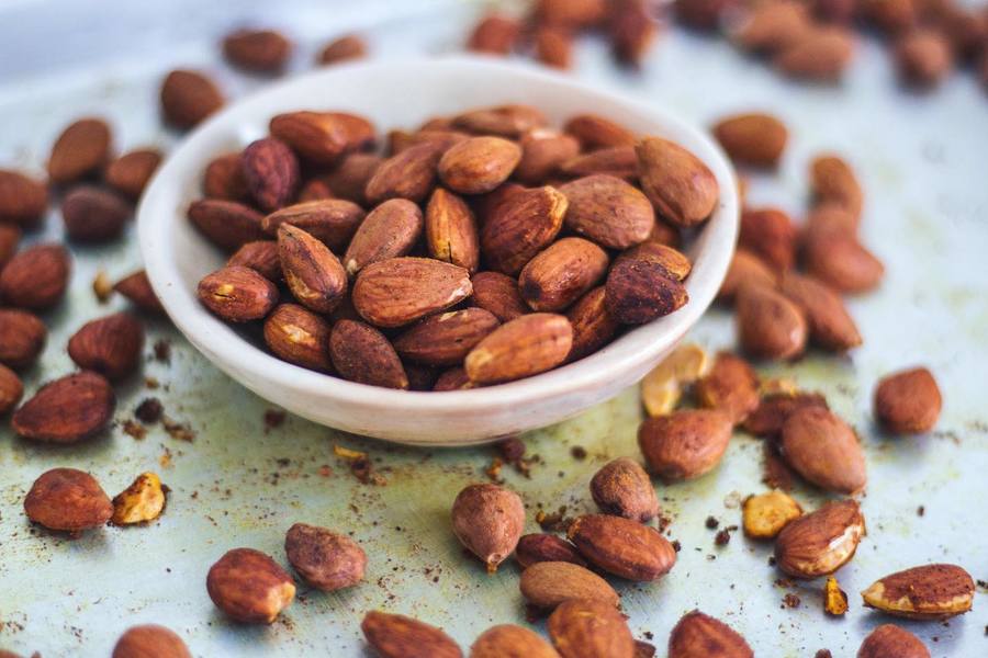 Almendras activadas con un toque picante