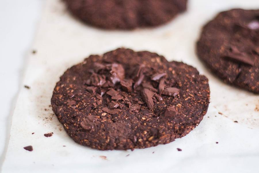 Megacookies de avena y chocolate