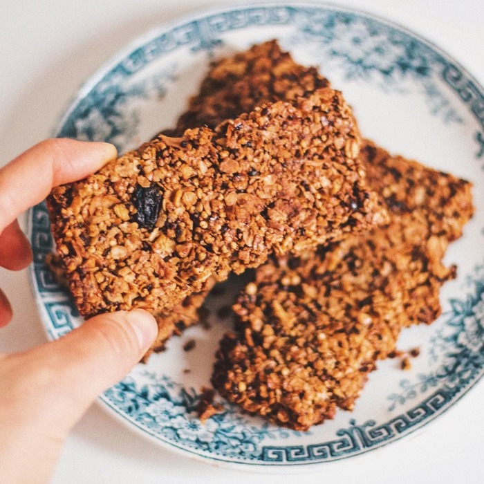 Barritas crunchy de avena