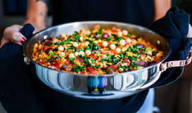 Paella vegetariana