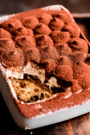 Tiramisú vegano