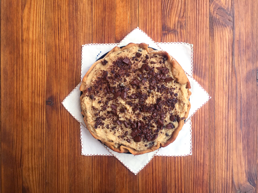 Tarta de ricotta vegana y sin gluten