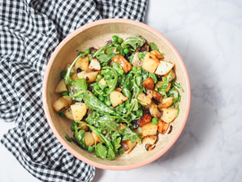 Ensalada de patata templada o fría