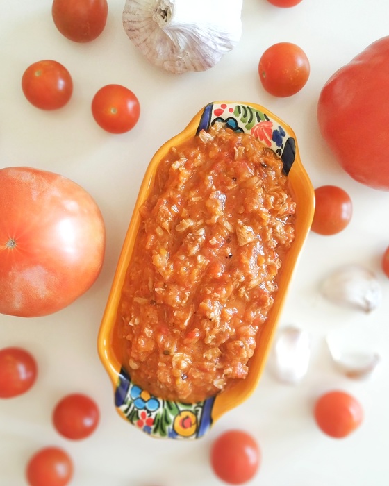 Salsa de chile manzano con mango 