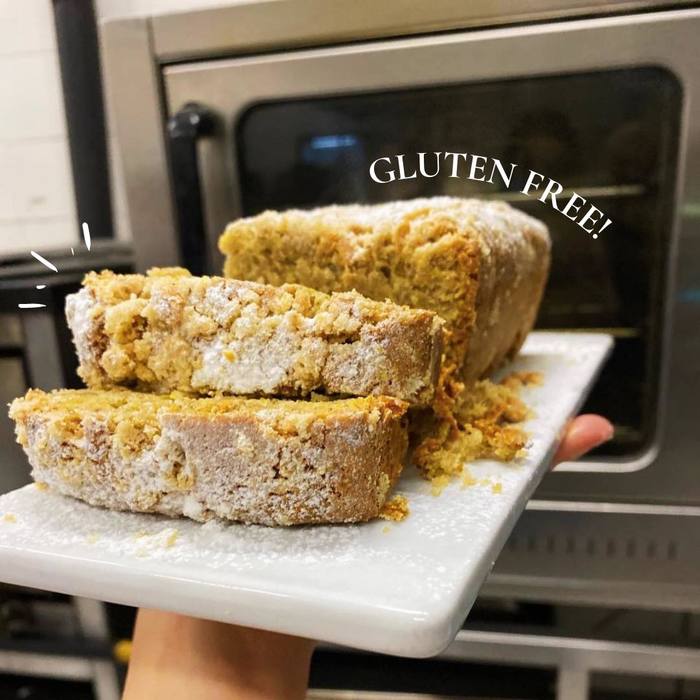 Budín de naranja vegano y sin gluten