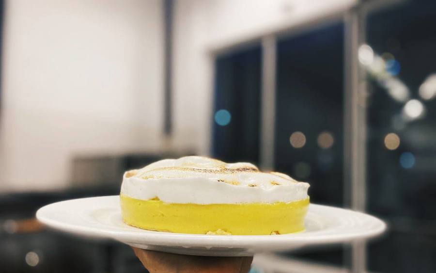 Lemon pie vegano