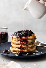 Pancakes de avena veganos