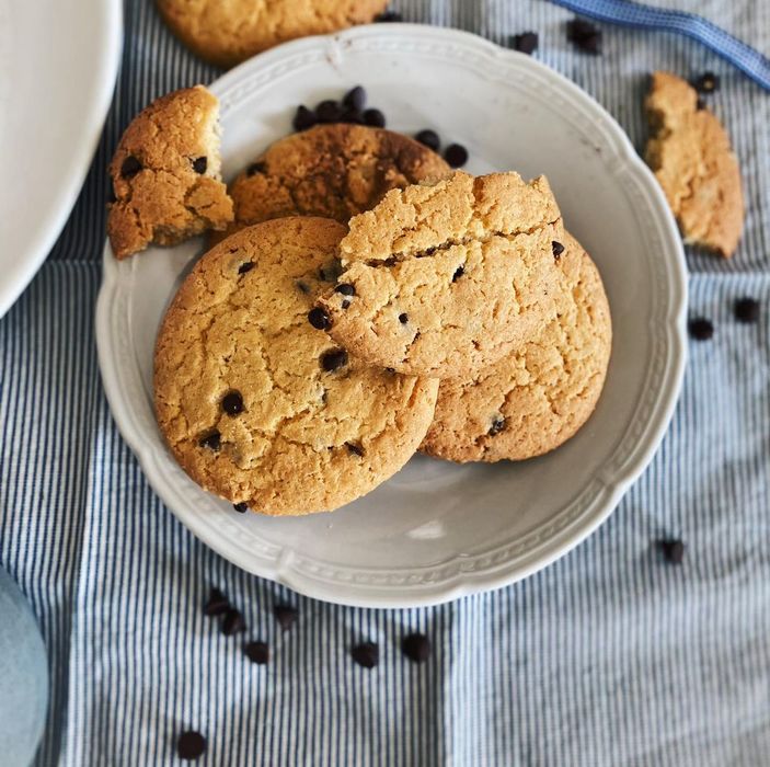 Cookies de chips de chocolate y avena 