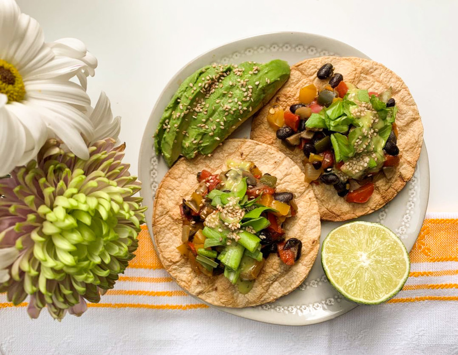 Tostadas veganas