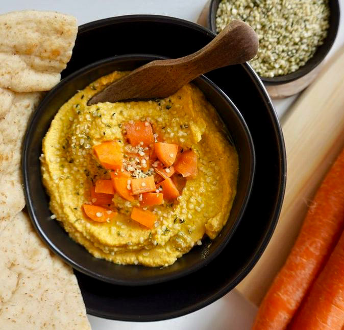 Hummus de zanahoria