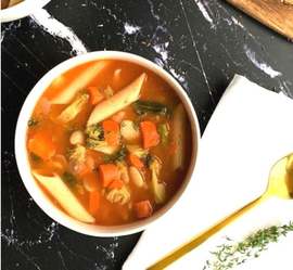 Sopa de pasta e fagioli