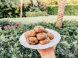 Receta base de galletas de avena suaves