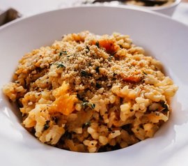 Risotto de calabaza butternut